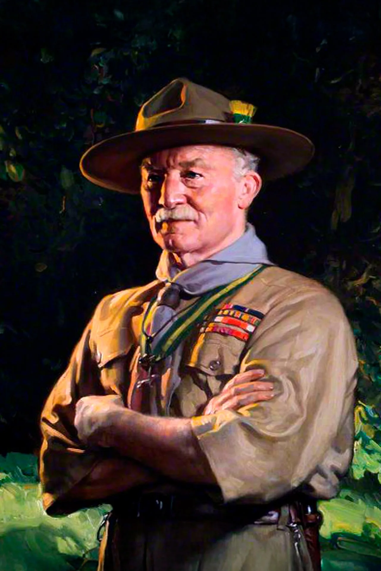 Robert Baden-Powell fundador del movimiento scout.