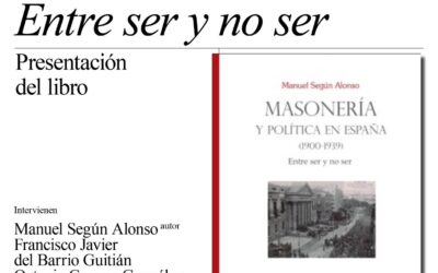 Presentación en el Ateneo de Madrid. «Masonería y política en España (1900–1939)»