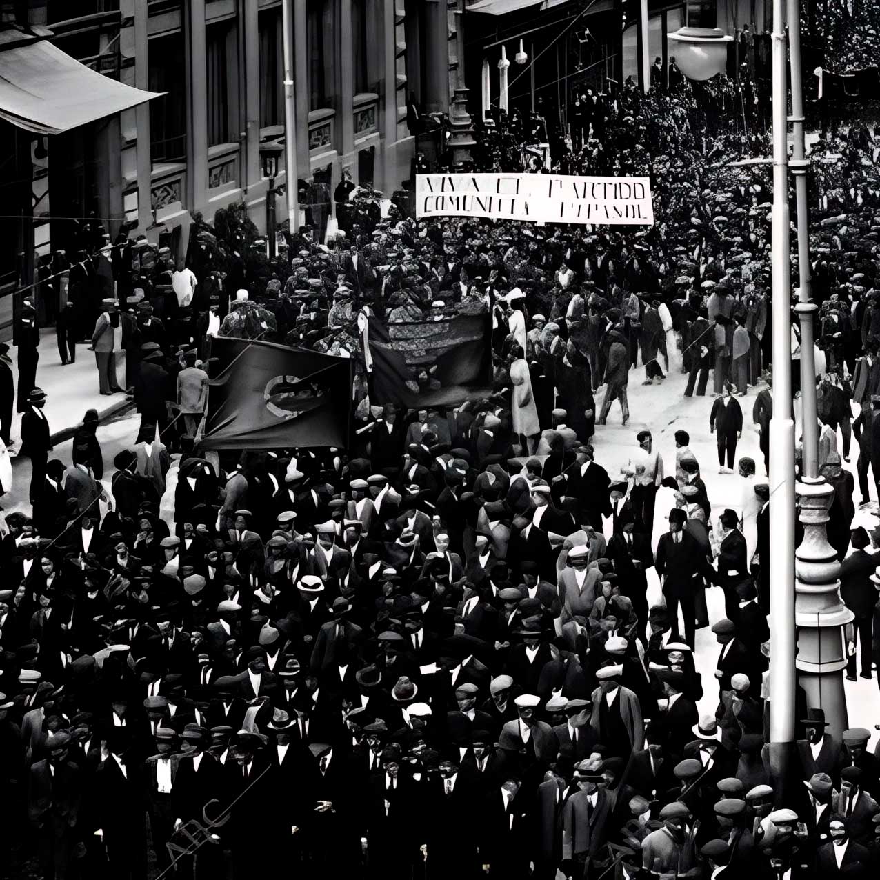 Manifestación obrera y masonería en el siglo XIX