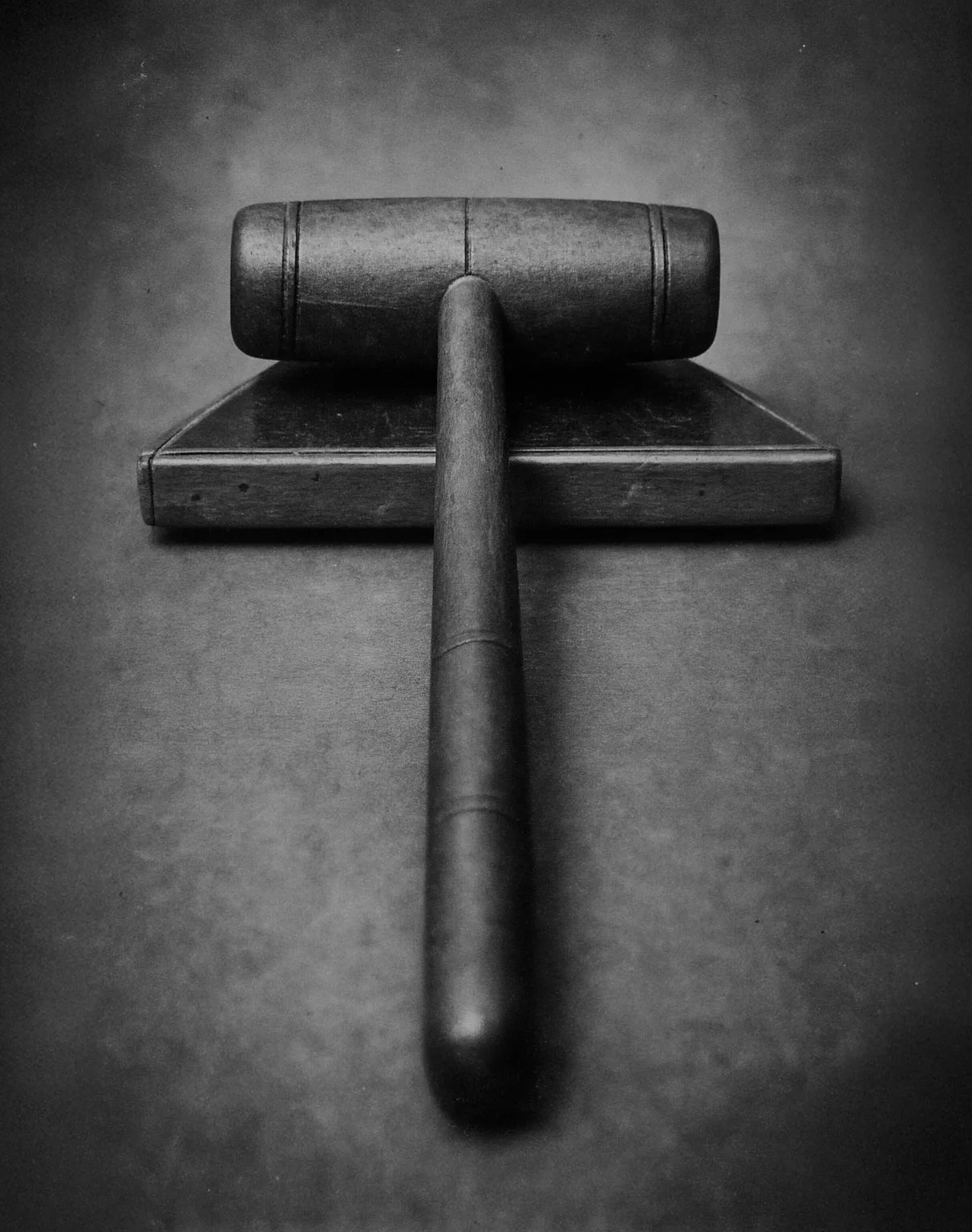 Mallete del Venerable Maestro empleado en la masonería en Madrid en el seno de la Respetable Logia Hermes Tolerancia